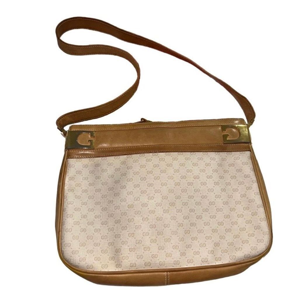 Gucci micro Gg beige handbag with gold horse-bit hardware - Picture 5 of 12